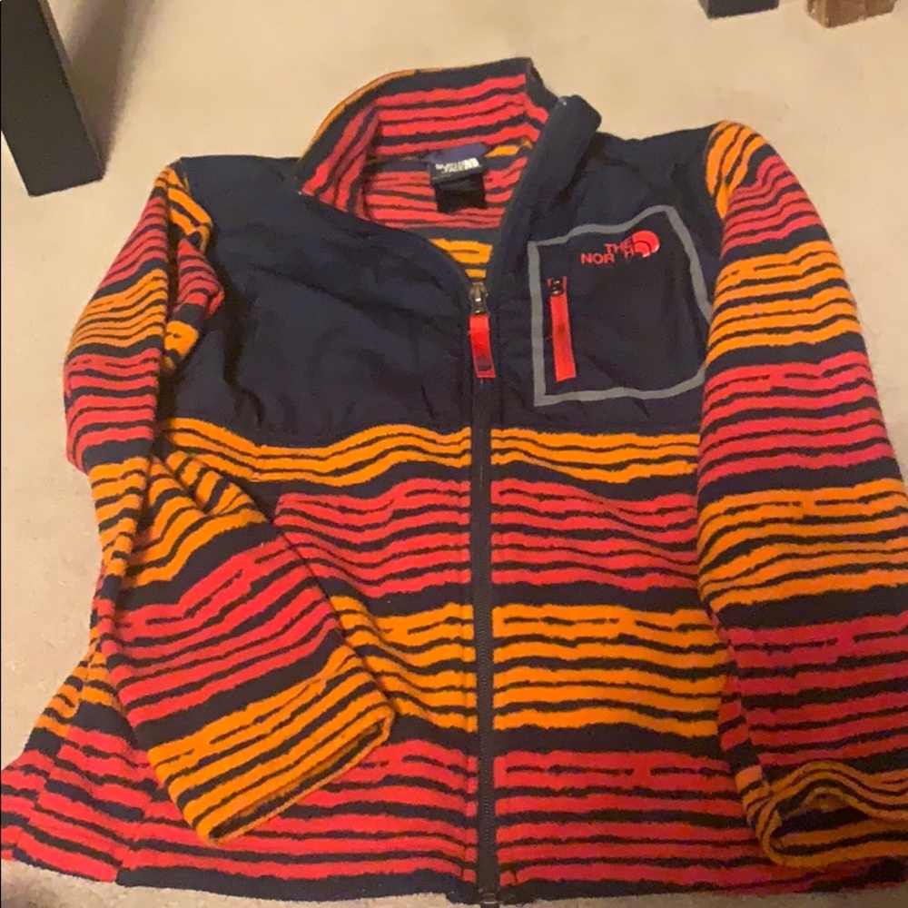 Boys NorthFace fleece multicolor
